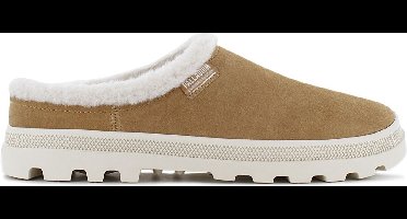 PALLADIUM Palladune Mule Warm - Pantoffels Slippers Leer Bruin 74337-252-M - Maat EU 39 UK 5.5