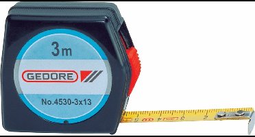 Gedore 4530-3 rolmaat met rem - 13 mmx3m