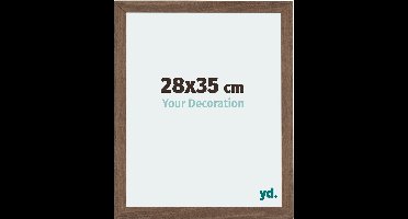 Your Decoration - Fotolijst 28x35 cm - MDF - Walnoot Donker - Mura