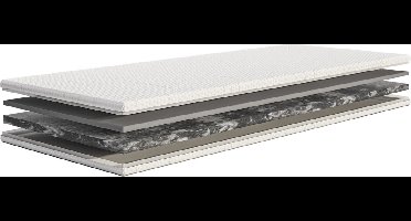 Emma Diamond Degree topmatras 180 x 200 cm – koudschuim topper 9 cm – ademend comfortschuim met grafietschuim – drukverlagend en temperatuurregulerend