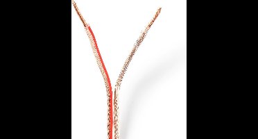 Nedis Speaker-Kabel - 2 x 1.50 mm² - CCA - 100.0 m - Rond - PVC - Transparant - Folieverpakking
