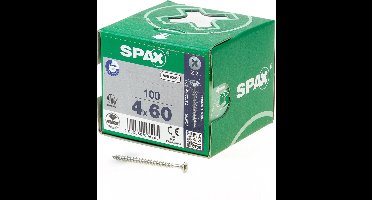 Spax Spaanplaatschroef Verzinkt PK 4.0 x 60 (100) - 100 stuks