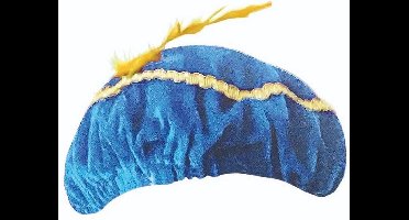 Pieten muts blauw one size