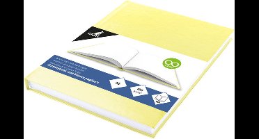 Kangaro dummyboek - A5 - pastel geel - 160 blanco pagina's - hard cover - K-5351
