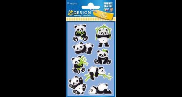Avery Glossy etiket Z-design Kids pakje a 1 vel panda