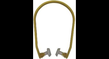 Benson Lichtgewicht oordoppen - U-beugel - siliconen - SNR 19 dB - geel