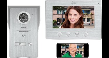 ELRO DV4000IP Wifi IP Video Deur Intercom – 1080P Full HD Camera met nachtzicht – 4-draads kabel – 16 Beltonen