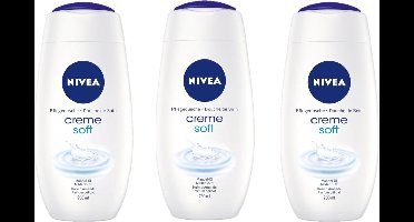 Nivea Douchegel – Creme Soft - 3 x 250 ml