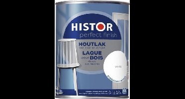 Histor Perfect Finish Houtlak Zijdeglans - Krasvast & Slijtvast - Dekkend - 1.25L - White - Wit