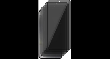 Privacy Screenprotector geschikt voor Samsung Galaxy S24 - 4x Volledig Dekkend Glas Screen Protector