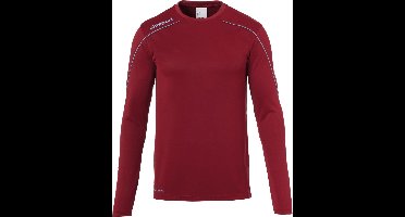 Uhlsport Stream 22 Voetbalshirt Lange Mouw Kinderen - Bordeaux / Hemelsblauw | Maat: 128
