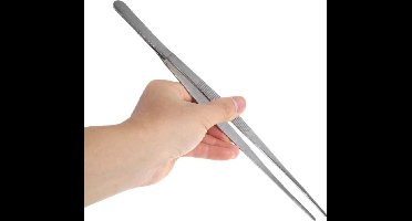 *** Vleespincet - Keukenpincet - Barbecuepincet - RVS - 30 cm - Goede grip - Vlees-pincet - Keuken - Barbecue BBQ - van Heble® ***