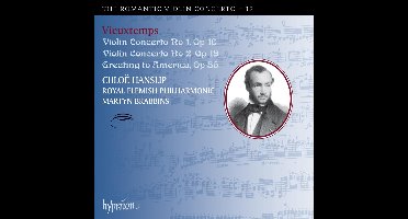 Chlöe Hanslip, Royal Flemish Philharmonic, Martyn Brabbins - Vieuxtemps: Violin Concertos No.1 & No.2, Greetings to America (CD)