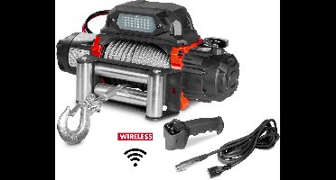 Lier 24V 5443kg 26m kabel staal draadloze afstandsbediening MW Tools SEL550024