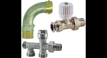 Sanifun paneel aansluitset 4 weg verdeler