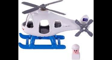 Cavallino Politiehelikopter met Speelfiguur, 29,5cm