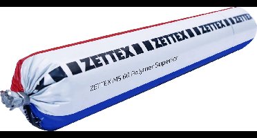 Zettex MS 60 Polymeerkit Superior - Montagekit – Lijmkit – Afdichtkit - Binnen & Buiten - 290ml - Transparant