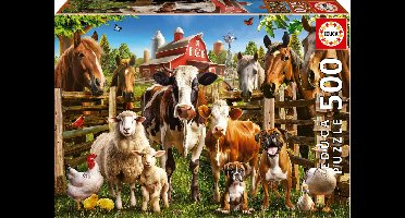 Educa - Boerderij - Puzzel - 500 stukjes - Sinterklaas Cadeautjes