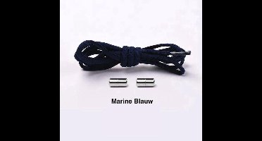 New Age Devi - Veters - Elastisch - Schoenveters - Veters - Niet meer strikken - Signaal Blauw