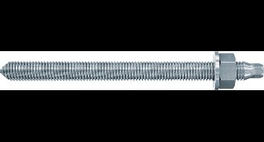 Fischer 10x Ankerstange RG M 16 x 380 mm galvanisch verzinkt Stahlgüte 5.8 - 095722