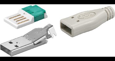 USB2.0 - USB-A (m) connector - toolless