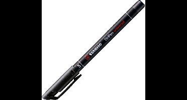 STABILO OHPen - Permanent - Superfine 0,4 mm - Zwart - per stuk