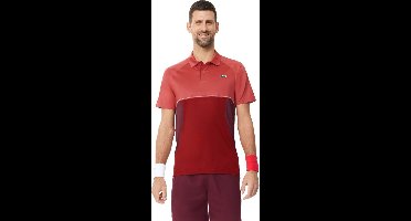 Lacoste polo shirt heren Sport Novak Djokovic Ultra-Dry Roze Rood