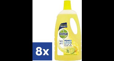 Dettol Power & Fresh Allesreiniger Citroen - 8 x 2 l