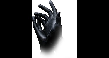 Nitril handschoenen Zwart 100 pcs maat M 7/8