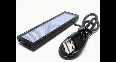 LED naambadge - Bluetooth - Wit