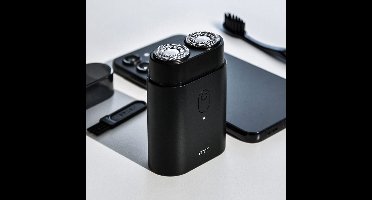 MikaMax Precision Travel Shaver - Mini Scheerapparaat - Baardtrimmer - Klein Scheerapparaat - 4 x 2,5 x 6,5 cm