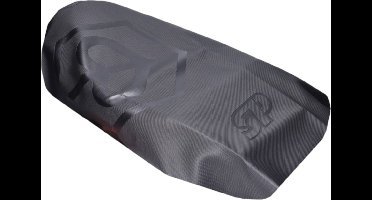 Buddydek voor Piaggio Zip 2000 - Met Piaggio en SP Logo - Zwart - V.a 2006