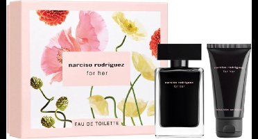 Narciso Rodriguez for Her Giftset - 50 ml eau de toilette spray + 50 ml bodylotion - cadeauset voor dames