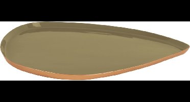 Present Time Dienblad Mila - Groen - 29,5x26x1cm - Modern