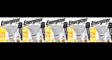 Energizer energiezuinige Led spot - gu10 - 3,1 Watt - warmwit licht - niet dimbaar - 5 stuks