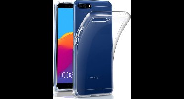 Hoesje voor Huawei Y6 2018 backcover Shockproof siliconen Transparant