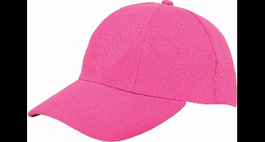 Benza - Luxe Turned Brushed Baseball Cap Baseballcap - Roze