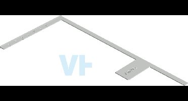 Ventura Dakleerhaak Verzinkt 15-50 Cm 100 Cm