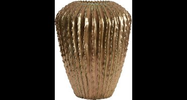 Light & Living Vaas Cacti - Antiek Brons - Ø52cm - Synthetisch-Kunststof - Modern - Bloemenvaas - Woondecoratie - Decoratieve vaas voor woonkamer of slaapkamer