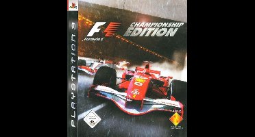 F1 Championship Edition-Duits (Playstation 3) Gebruikt