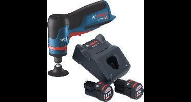 Bosch GWG 12V-50 S Professionele rechte accuslijpmachine 12 V 6 mm borstelloos + 2x accu 3.0 Ah + lader