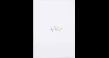 Little Dutch Flowers & Butterflies - Baby Meisjes - Ledikantlaken geborduurd