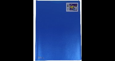 HFP Showmap - Blauw - 20 tassen - A4