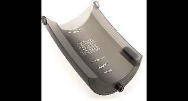 Padhouder voor 1- kops pads, Zwart