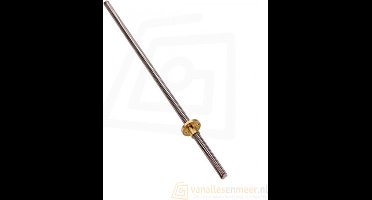 Draadas Z-as dia.8mm 500mm lang met moer