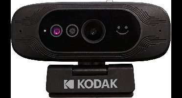 KODAK Webcam Access | Professionele HD 1080p videoconferentiecamera | Gezichtsherkenning compatibel met Windows Hello en geïntegreerde privacylensklep | Plug & Play oplossing