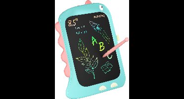 ACROPAQ Tekentablet kinderen – 8,5 inch Blauw Dinosaurus – Teken tablet met scherm – LCD tekentablet voor tekenen & kleuren – Tekenbord kind