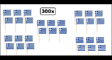 300x Cocktailprikker Griekenland - landen festival party fun winterfeest thema feest cocktail prikker Greek