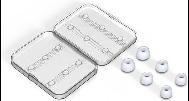 Xccess Silicon Replacement Ear Tips for Airpod Pro 1/2 Size S/M/L (3 Pair) White