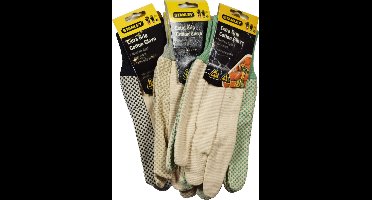 Stanley Tuinhandschoen - Werkhandschoen - Extra grip - Maat L - 3 stuks